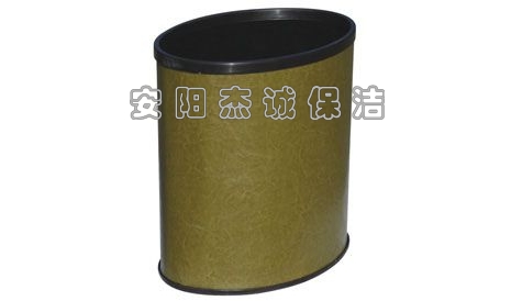 AF07001 10L皮革面铁板垃圾桶